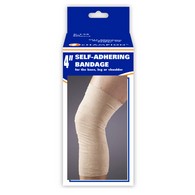 Champion 0134 Self-Adhering Elastic Bandage - Universal Size - 4 in Width - Beige