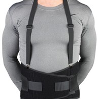 Champion 0205-S Industrial Belt with Shoulder Straps - Black
