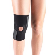 Champion 0212 Knee Wrap with Stabilizing Pad - Black - Universal