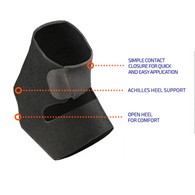Champion 0225 UNIV ANKLE WRAP - Black - Universal