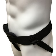 Champion 0405 Hernia Belt for Single or Double Hernia - Black