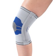 Champion 0435 Elastic Knee Support with Flexible Stays - Silver