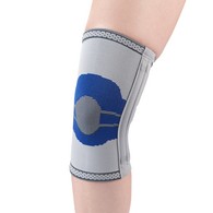 Champion 0435 Elastic Knee Support with Flexible Stays - Silver