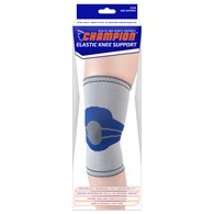 Champion 0436 Elastic Knee Support - Silver