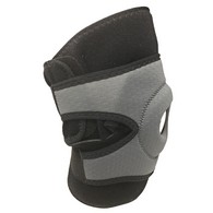 Champion 0476 Multilayer Knee Wrap with Stabilizer Pad - Black