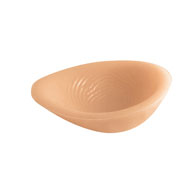 Classique 507 Oval Post Lumpectomy Silicone Breast Form - Beige - 4
