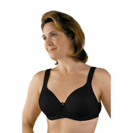 Classique 758 Post Mastectomy Fashion Bra - Black - 44B