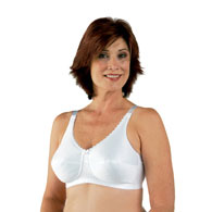Classique 772E Post Mastectomy Fashion Bra - White - 32B