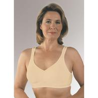 Classique 783E Post-Mastectomy Fashion Bras, Seamless, Adjustable Back Closure, Beige and Ivory