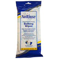 No Rinse CleanLife Products 01000-No Rinse Bath Wipe, Personal Wipes (CS) - No Rinse Bath Wipe