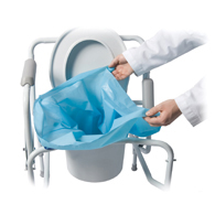 Cleanwaste Sani-Bag+ Commode & Bedpan Liner - 100 Individually Wrapped (Former Packaging)