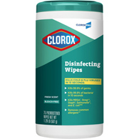 CloroxPro Clorox The Clorox Company 15949-Clorox Surface Disinfectant Wipes, Cleaners & Deodorizers (CS/450)