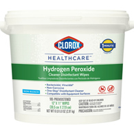 Clorox Healthcare The Clorox Company 30826-Clorox Healthcare Hydrogen Peroxide Cleaner Disinfectant Wipes, Cleaners & (CT/185)