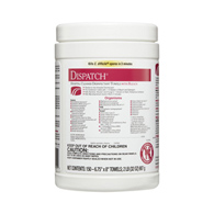 Dispatch with Bleach The Clorox Company 69150-Dispatch Surface Disinfectant Cleaner with Bleach, Canister, Cleaners & (PK/150)
