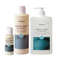 Gentle Rain Extra Mild Coloplast 7229-Coloplast Gentle Rain Shampoo & Body Wash, Scented, 4 oz Flip Top Bottle (BX/36)