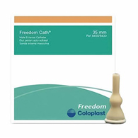 Freedom Cath Coloplast 8430-Freedom Cath Male External Catheter, Self-Adhesive, Non-Sterile, Large 35 mm, External (BX/30)