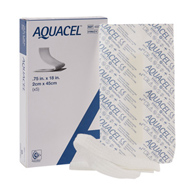 Aquacel Ribbon ConvaTec 403770-Aquacel Ribbon Hydrofiber Gelling Fiber Wound Dressing, 3/4 x 18 in, Cellulose (EA/1)