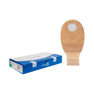 Natura + ConvaTec 416416-Natura + Two-Piece Drainable Transparent Filtered Ostomy Pouch, 12 in Length, 1-3/4 in (BX/10)