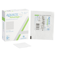 Aquacel Ag Advantage ConvaTec 422297-Aquacel Ag Advantage Silver Dressing, 2 x 2 in, Silver Dressings (BX/10)