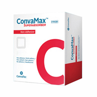 ConvaMax Superabsorber ConvaTec 422568-ConvaMax Superabsorber Nonadhesive without Border Foam Dressing, 4 x 8 in (BX/10)