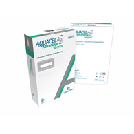 Aquacel Ag Advantage Surgical ConvaTec 422605-Silver Hydrofiber Dressing Aquacel Ag Advantage Surgical 3-1/2 x 10 in (BX/10)