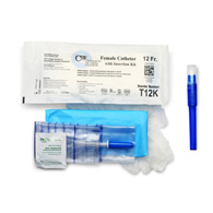 Cure Twist ConvaTec T12K-Cure Twist Intermittent Catheter Kit, 12 Fr, Catheter & Bag Kits & Trays (BX/30)