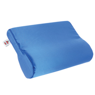 Core Products 109 Ab Contour Pillow with Satin Cover-Blue