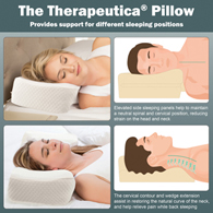 Therapeutica C104 Ergonomic Cervical Sleeping Pillow-Large