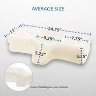 Therapeutica 131 Travel Pillow-Firm Support-Average