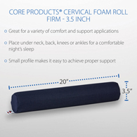 Core Products 327 Cervical Foam Roll-Firm Support