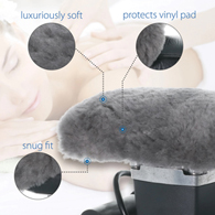Core Products 3401 Jeanie Rub Variable Speed Massager with Sheepskin Pad Cover