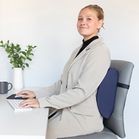 Core Products 400 Sitback Lumbar Support Cushion-Standard-Blue