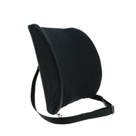 Core Products 404 Bucket Seat Sitback Lumbar Cushion-Standard-Black