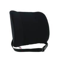 Core Products 404 Bucket Seat Sitback Lumbar Cushion-Standard-Black