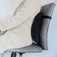 Core Products 405 Bucket Seat Sitback Lumbar Cushion-Deluxe-Black