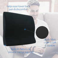 Core Products 412 Lobak Lumbar Support Cushion-Black