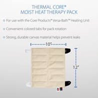 Core Products 500 ThermaCore Moist Heat Pack-Standard-10" x 12"