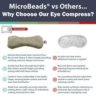 Core Products 523 MicroBeads Dry Eye Compress Moist Heat Pack
