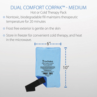 Core Products 531 Dual Comfort Hot/Cold Therapy Packs-6" x 10"