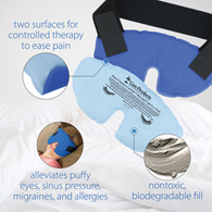 Core Products 557 Dual Comfort Corpak Hot and Cold Therapy-Eye Mask Compress