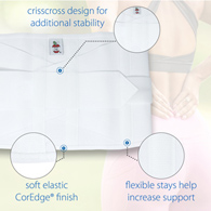 Core Products 6062 Dual Pull Elastic Crisscross Lumbosacral Belt-3XL