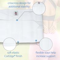 Core Products 6062 Dual Pull Elastic Crisscross Lumbosacral Belt-XL