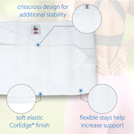Core Products 6062 Dual Pull Elastic Crisscross Lumbosacral Belt