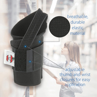 Swede-O 6800 Reflex Wrist Support-Right