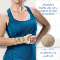 Swede-O 6833-Right Elastic Wrist Brace-Right