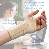 Swede-O 6833-Right Elastic Wrist Brace-Right