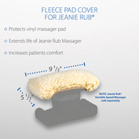 Core Products 882 Fleece Pad Cover for Jeanie Rub Massagers