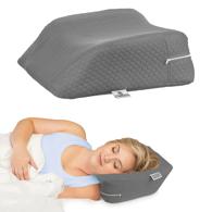 Therapeutica FOM-131-GR-PET Firm Orthopedic Travel Pillow - Petite Size - Gray