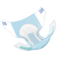 Covidien 63063 Wings Hook & Loop Adult Briefs-Medium-96/Case