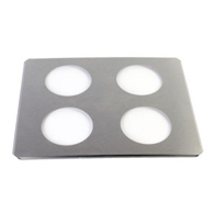 Crest SS250BC Stainless Steel Beaker Covers-250 mL Beaker